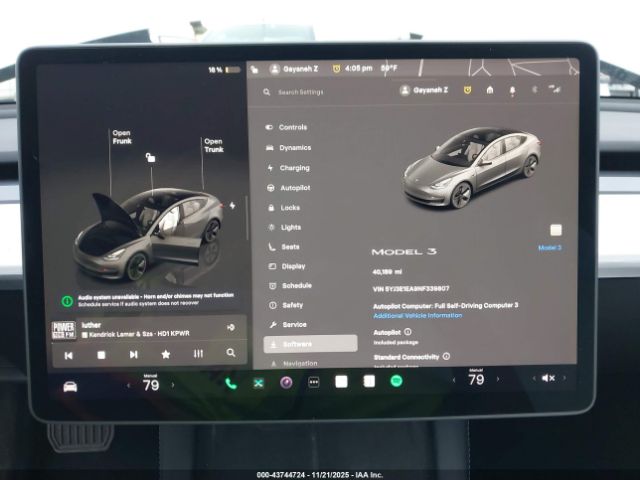 2022 TESLA MODEL 3 5YJ3E1EA9NF339807 Photo 6