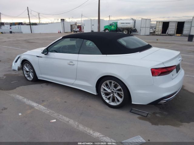 2022 AUDI A5 CABRIOLET WAU2AGF59NN005173 Photo 2
