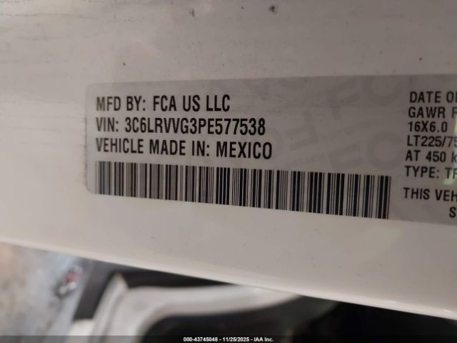 2023 RAM PROMASTER 2500 3C6LRVVG3PE577538 Photo 8