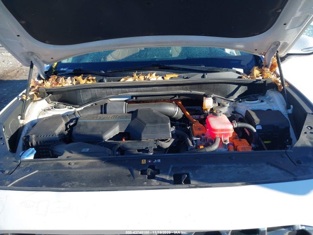 KM8S2DA14MU005827 Hyundai Santa Fe Hybrid Blue