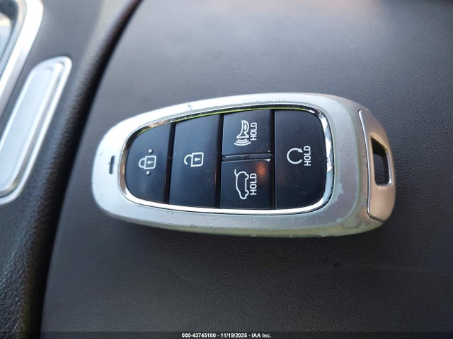 KM8S2DA14MU005827 Hyundai Santa Fe Hybrid Blue