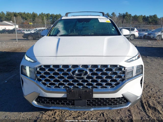 KM8S2DA14MU005827 Hyundai Santa Fe Hybrid Blue