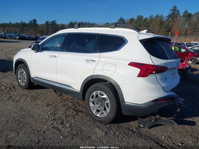 KM8S2DA14MU005827 Hyundai Santa Fe Hybrid Blue