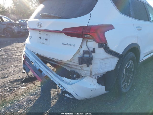 KM8S2DA14MU005827 Hyundai Santa Fe Hybrid Blue