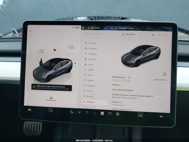 2022 TESLA MODEL 3 5YJ3E1EC2NF269861 Photo 6