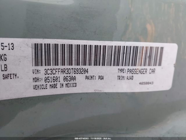 2013 FIAT 500 3C3CFFAR3DT693204 Photo 8