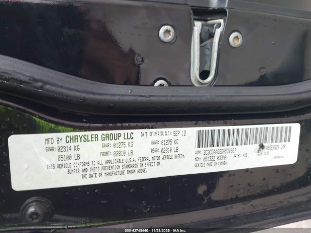 2013 CHRYSLER 300 2C3CCAAG5DH530007 Photo 8