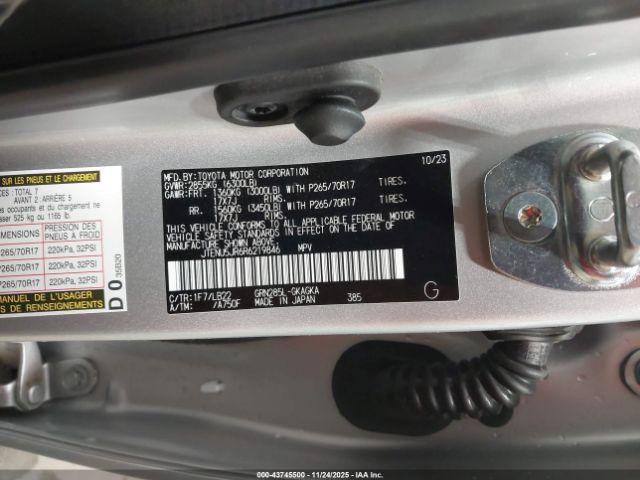 2024 TOYOTA 4RUNNER JTENU5JR6R6219846 Photo 8