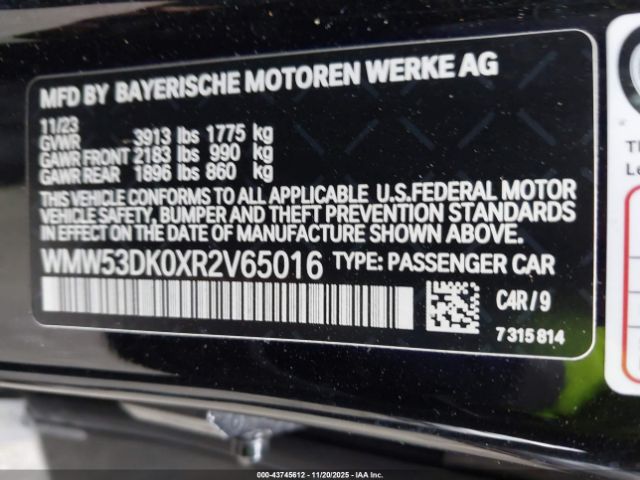 2024 MINI HARDTOP WMW53DK0XR2V65016 Photo 8