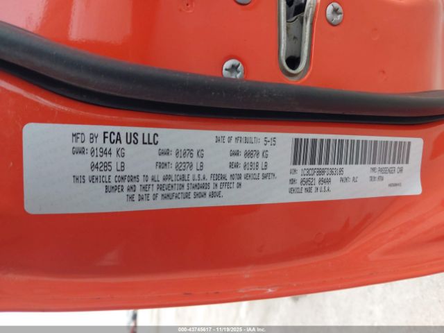 2015 DODGE DART 1C3CDFBB8FD363185 Photo 8