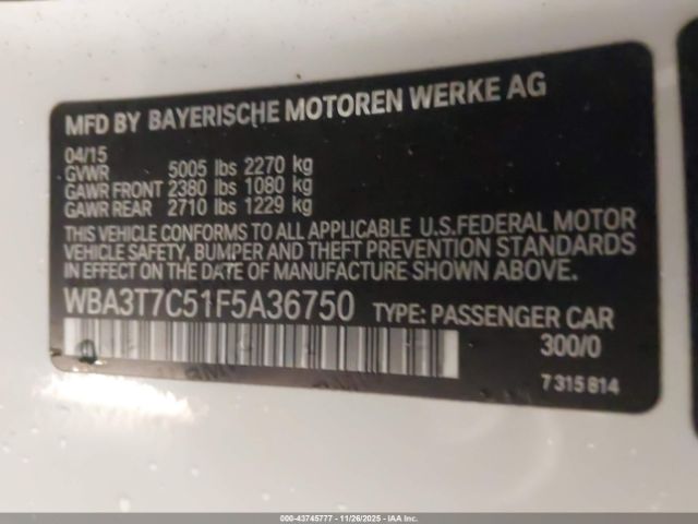 2015 BMW 435I WBA3T7C51F5A36750 Photo 8