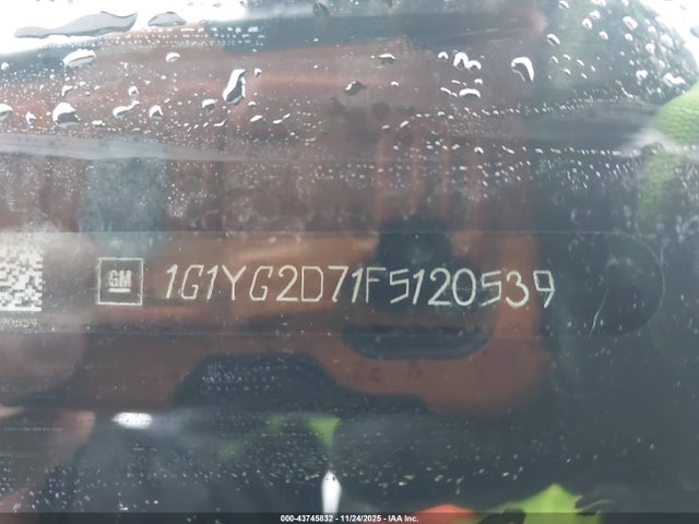 2015 CHEVROLET CORVETTE 1G1YG2D71F5120539 Photo 8