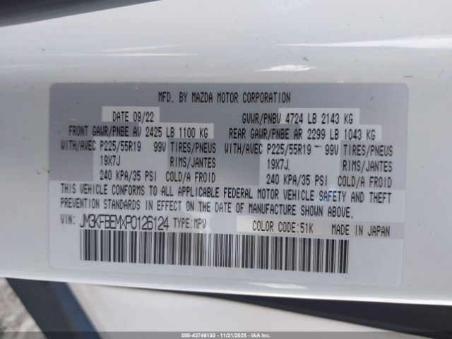 2023 MAZDA CX-5 JM3KFBEMXP0126124 Photo 8
