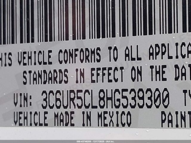 2017 RAM 2500 3C6UR5CL8HG539300 Photo 8