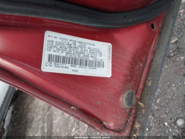 1994 TOYOTA CAMRY 4T1SK12E1RU366049 Photo 8