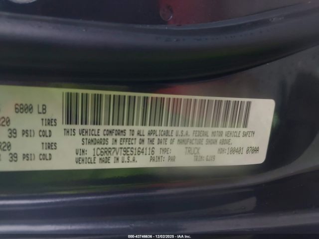 2014 RAM 1500 1C6RR7VT9ES164116 Photo 8