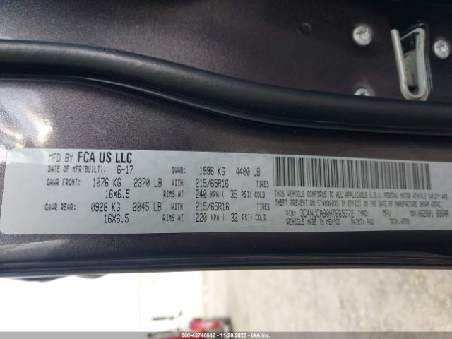 2017 JEEP NEW COMPASS 3C4NJCAB0HT669372 Photo 8