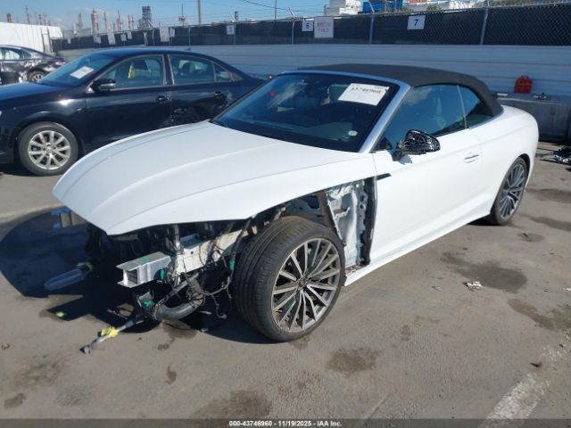 2021 AUDI A5 CABRIOLET WAUWAGF54MN005260 Photo 1