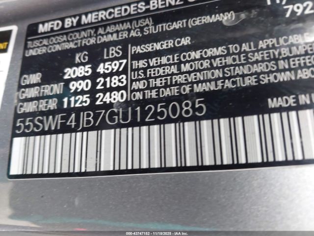 2016 MERCEDES-BENZ C 300 55SWF4JB7GU125085 Photo 8