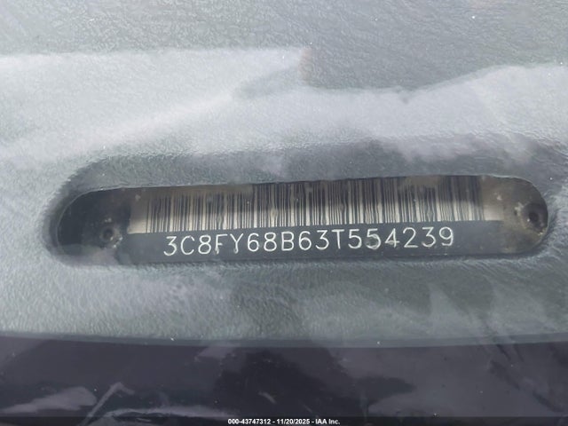 43747312 :رقم المزاد ، 3C8FY68B63T554239 vin ، 2003 Chrysler Pt Cruiser Limited مزاد بيع