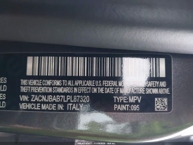 2020 JEEP RENEGADE ZACNJBAB7LPL87320 Photo 8