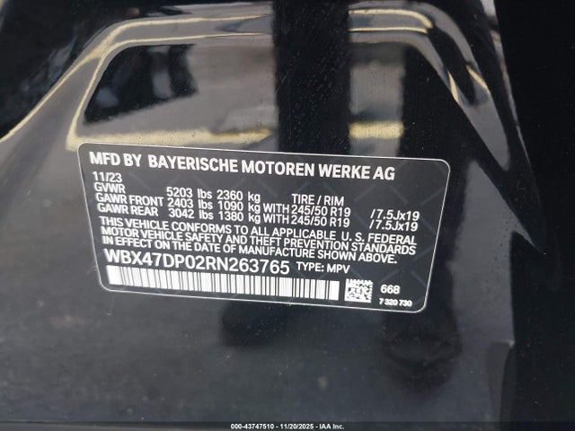 2024 BMW X3 WBX47DP02RN263765 Photo 8