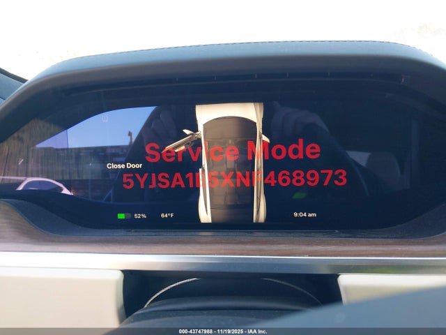 2022 TESLA MODEL S 5YJSA1E5XNF468973 Photo 6