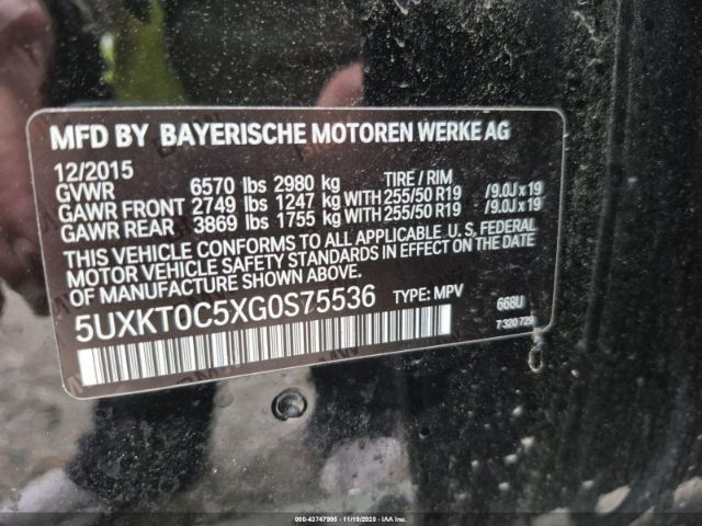 2016 BMW X5 5UXKT0C5XG0S75536 Photo 8