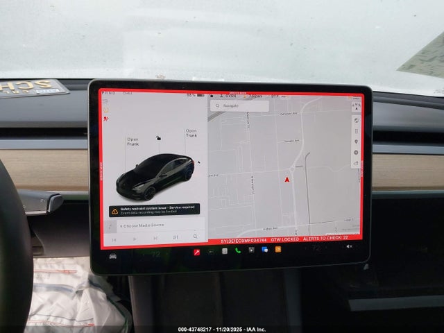 2021 TESLA MODEL 3 5YJ3E1EC9MF034744 Photo 6