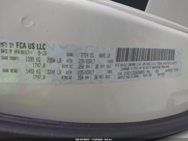 2017 CHRYSLER PACIFICA 2C4RC1DG3HR588974 Photo 8