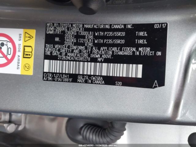 2017 LEXUS RX 350 2T2BZMCA7HC085278 Photo 8