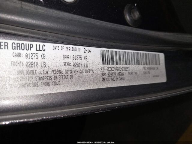 2014 DODGE CHALLENGER 2C3CDYAGXEH233693 Photo 8