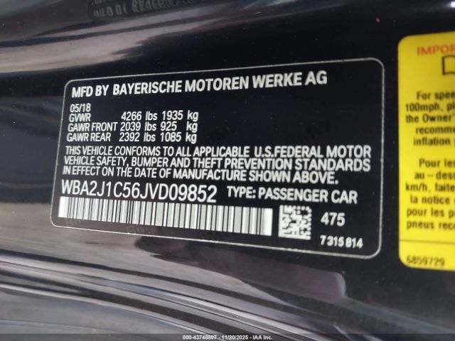 2018 BMW 230I WBA2J1C56JVD09852 Photo 8