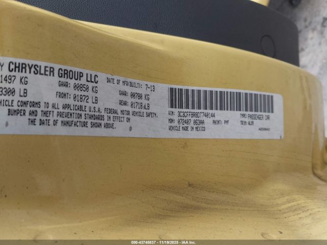 2013 FIAT 500 3C3CFFBR8DT740144 Photo 8