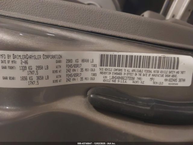 2006 JEEP COMMANDER 1J8HG48N86C275590 Photo 8