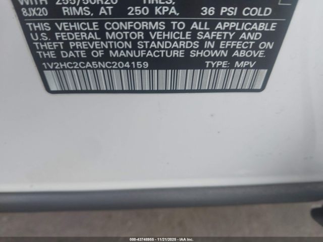 2022 VOLKSWAGEN ATLAS CROSS SPORT 1V2HC2CA5NC204159 Photo 8