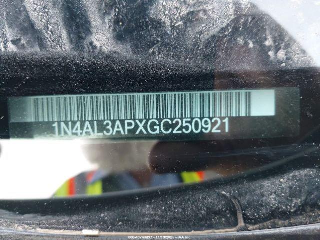 2016 NISSAN ALTIMA 1N4AL3APXGC250921 Photo 8