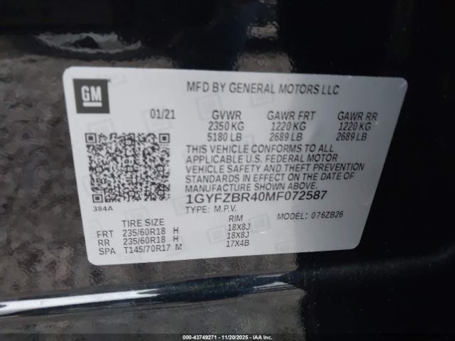 2021 CADILLAC XT4 1GYFZBR40MF072587 Photo 8