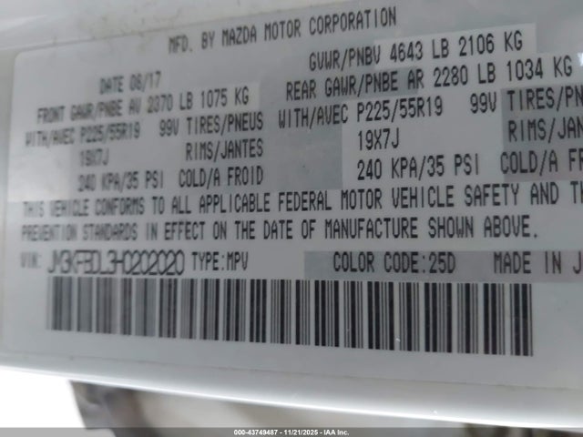 Mazda Cx-5 Grand Select 2017 JM3KFBDL3H0202020 Image 9