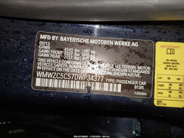 2013 MINI COUNTRYMAN WMWZC5C57DWP34377 Photo 8