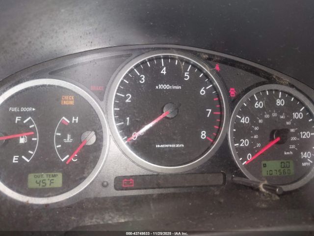 2006 SUBARU IMPREZA JF1GG79686G803560 Photo 6