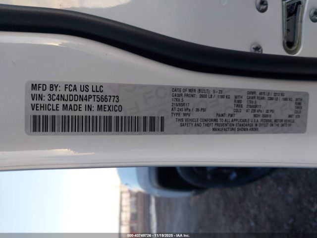 2023 JEEP COMPASS 3C4NJDDN4PT566773 Photo 8