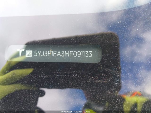2021 TESLA MODEL 3 5YJ3E1EA3MF091133 Photo 8