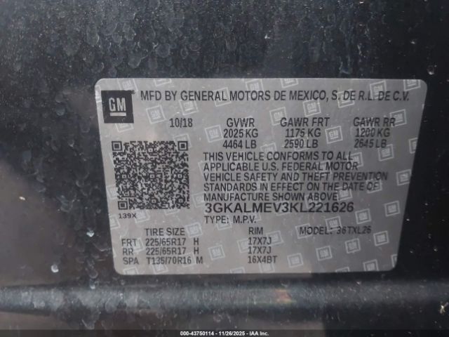 2019 GMC TERRAIN 3GKALMEV3KL221626 Photo 8