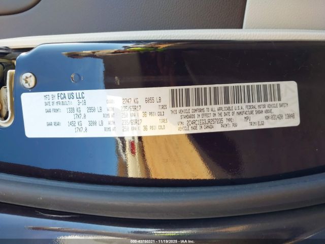 2018 CHRYSLER PACIFICA 2C4RC1EG3JR257235 Photo 8