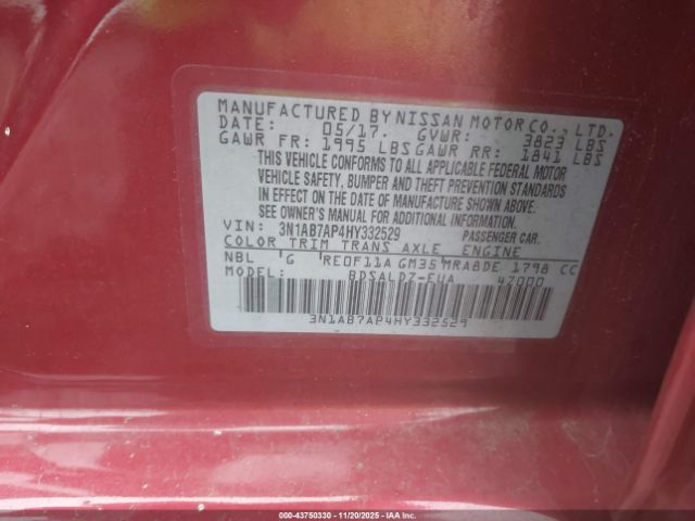 2017 NISSAN SENTRA 3N1AB7AP4HY332529 Photo 8