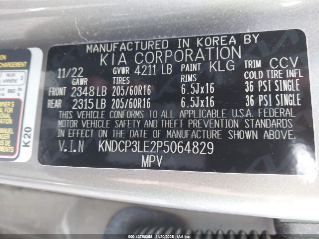 2023 KIA NIRO KNDCP3LE2P5064829 Photo 8