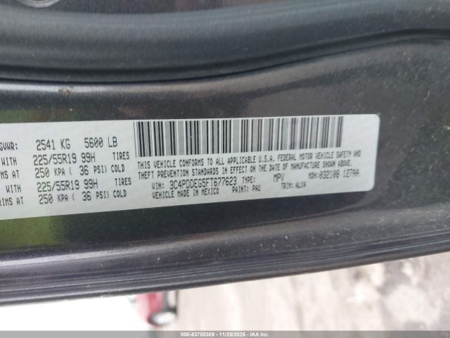 2015 DODGE JOURNEY 3C4PDDEG5FT677623 Photo 8