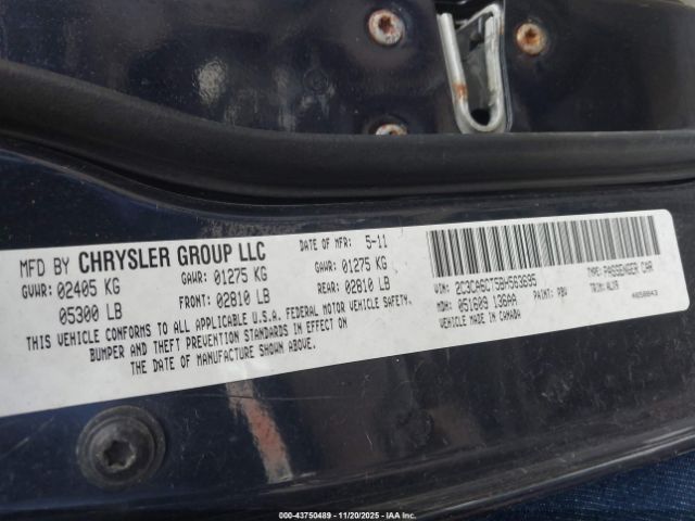 2011 CHRYSLER 300C 2C3CA6CT5BH563695 Photo 8