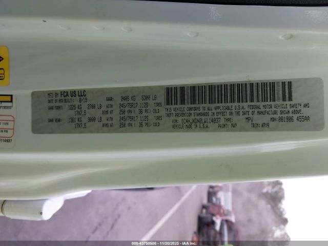 2020 JEEP WRANGLER UNLIMITED 1C4HJXDN2LW114937 Photo 8